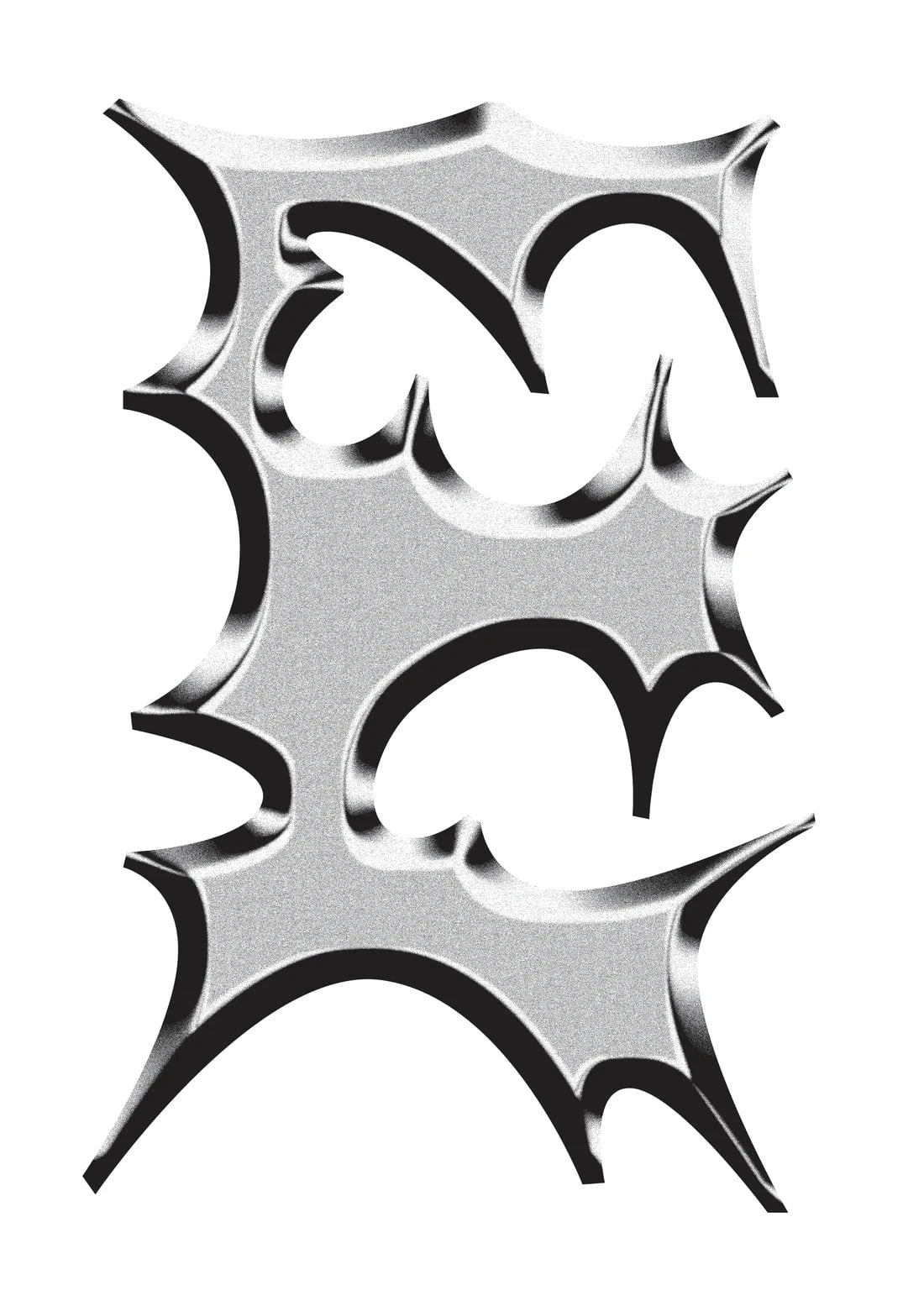 E contemporary wall art print by Pavel Ripley - sold by DROOL