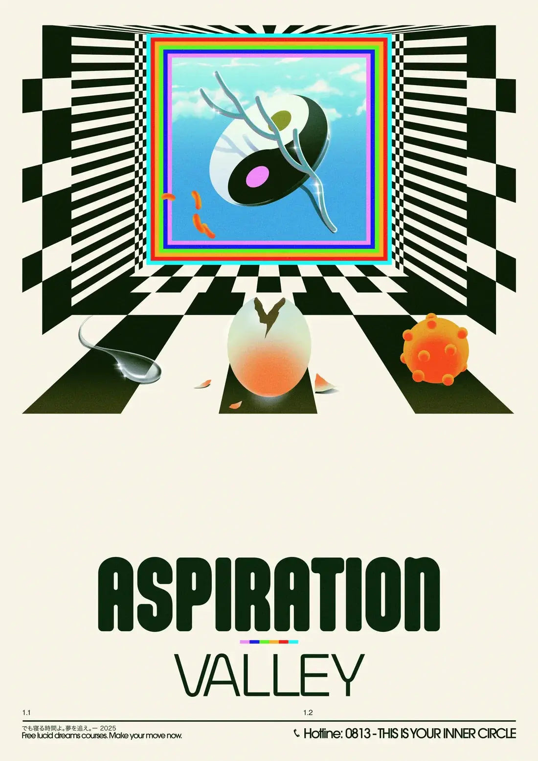 Aspiration Valley contemporary wall art print by Sandro Rybak - sold by DROOL