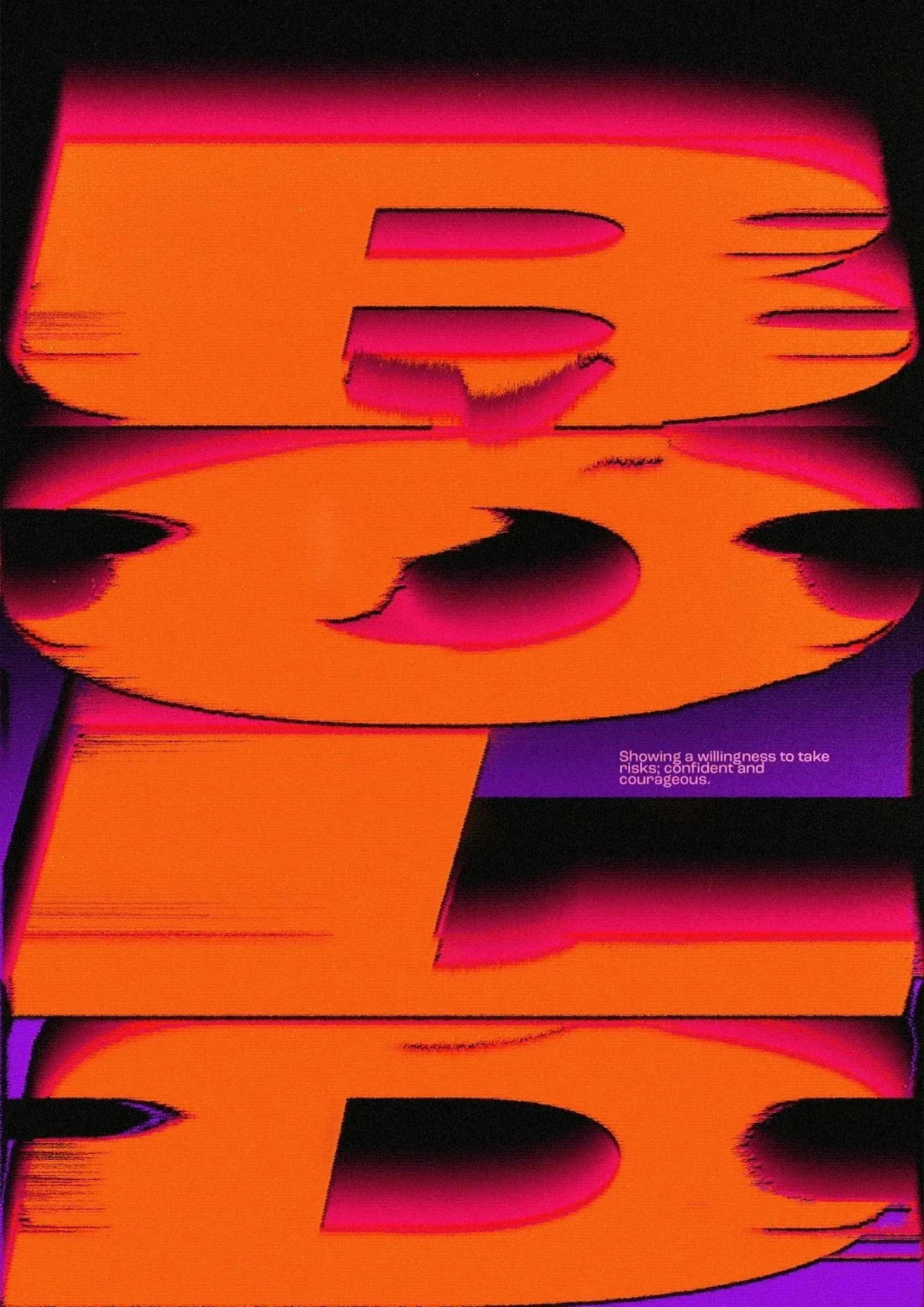 BOLD contemporary wall art print by Sheyi Adebayo - sold by DROOL