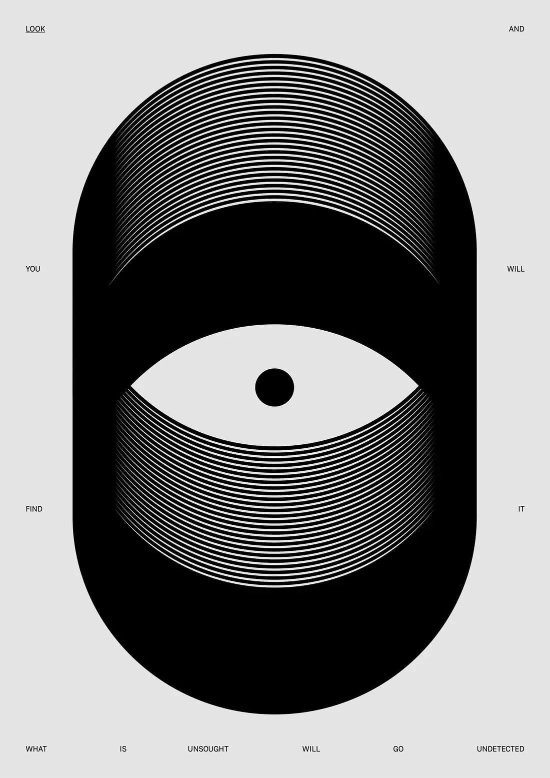 Look contemporary wall art print by John Schulisch - sold by DROOL