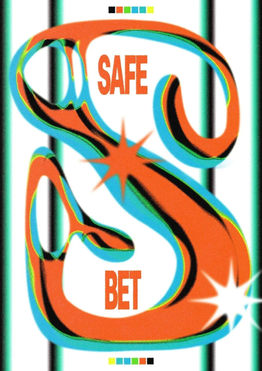SAFE BET contemporary wall art print by Sheyi Adebayo - sold by DROOL