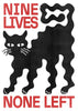 Nine Lives contemporary wall art print by Alexander Khabbazi - sold by DROOL
