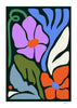 La Décision de la fleur contemporary wall art print by Kim Van Vuuren - sold by DROOL