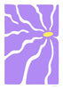 Violet Thirst - UNFRAMED contemporary wall art print by Kim Van Vuuren - sold by DROOL
