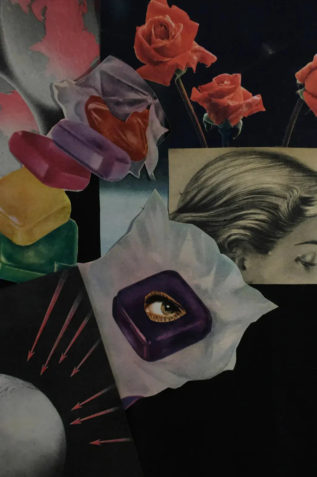 Collage contemporary wall art print by Francesco Gioia - sold by DROOL