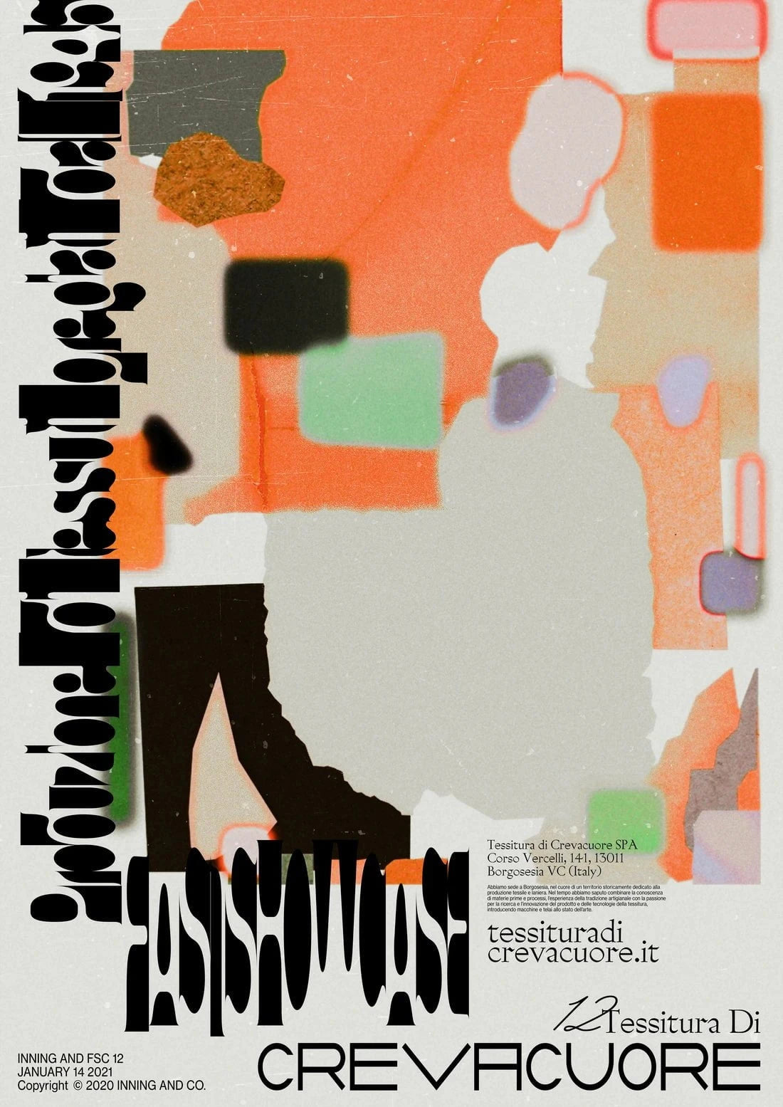 Crevacuore contemporary wall art print by Hui Hwang - sold by DROOL