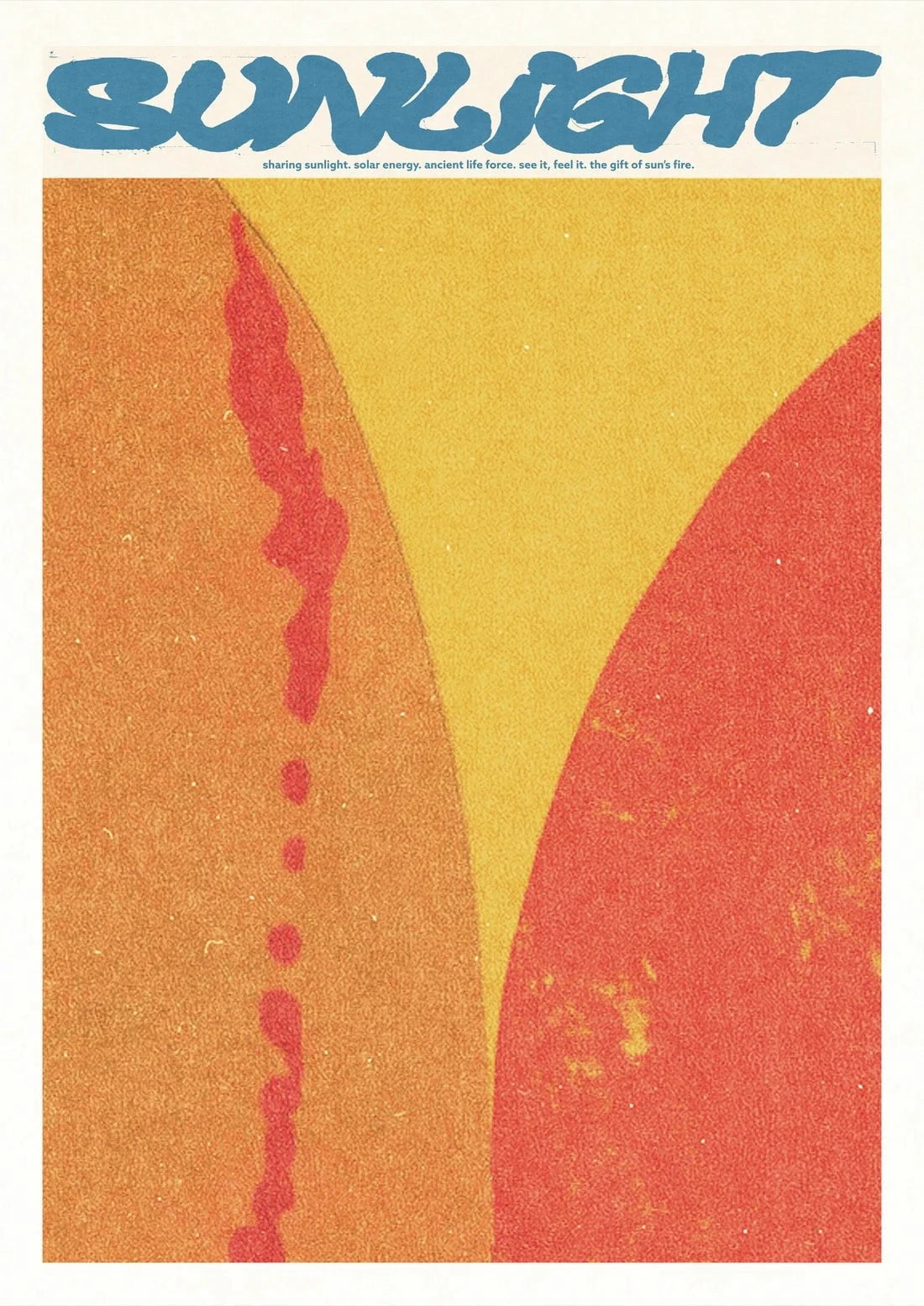 sunlight contemporary wall art print by Imo Sinclair - sold by DROOL