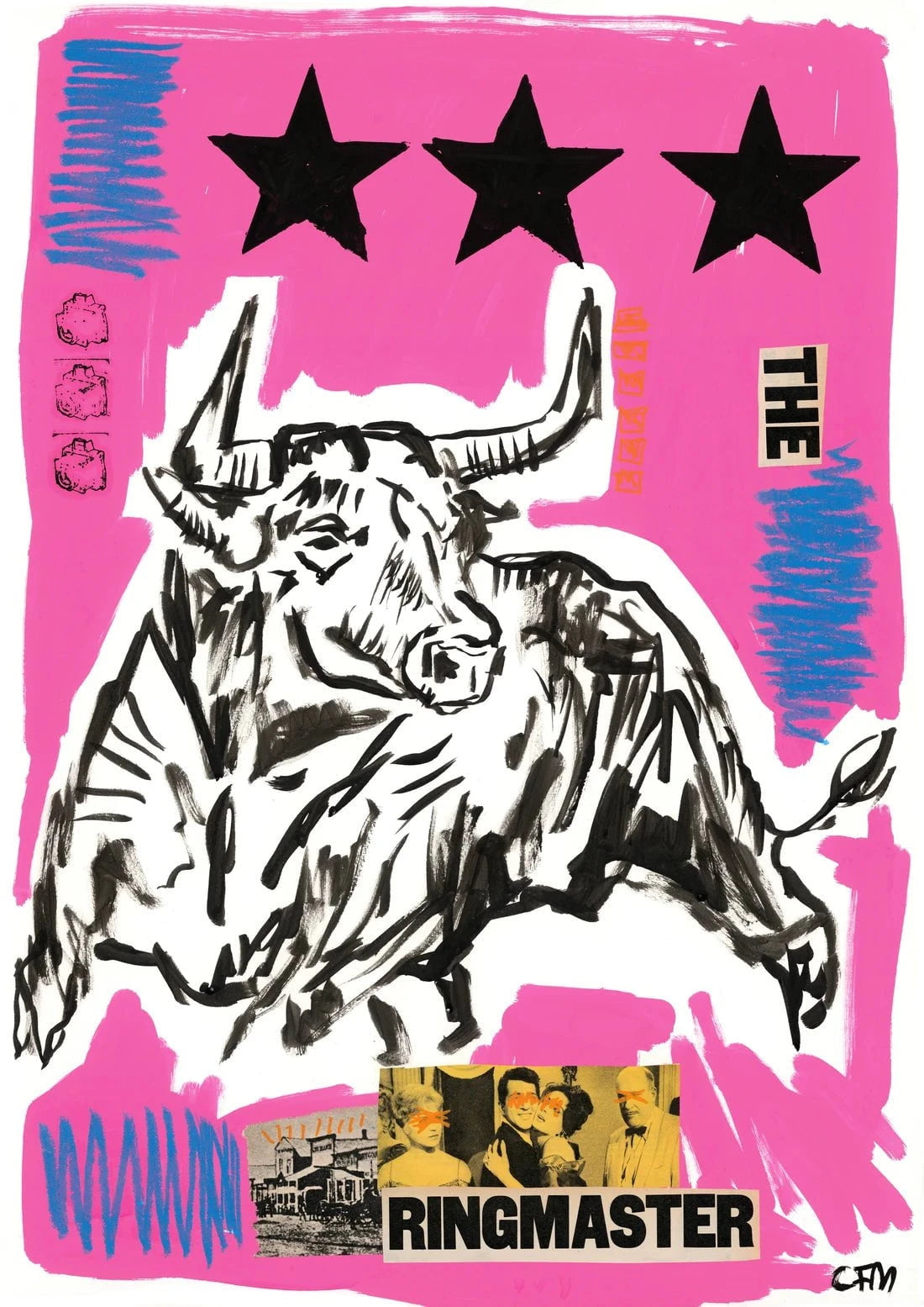 The Ringmaster contemporary wall art print by Caitlin Flood-Molyneux - sold by DROOL