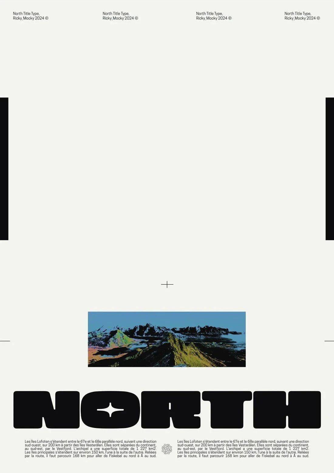 North contemporary wall art print by Ricky Mocky - sold by DROOL
