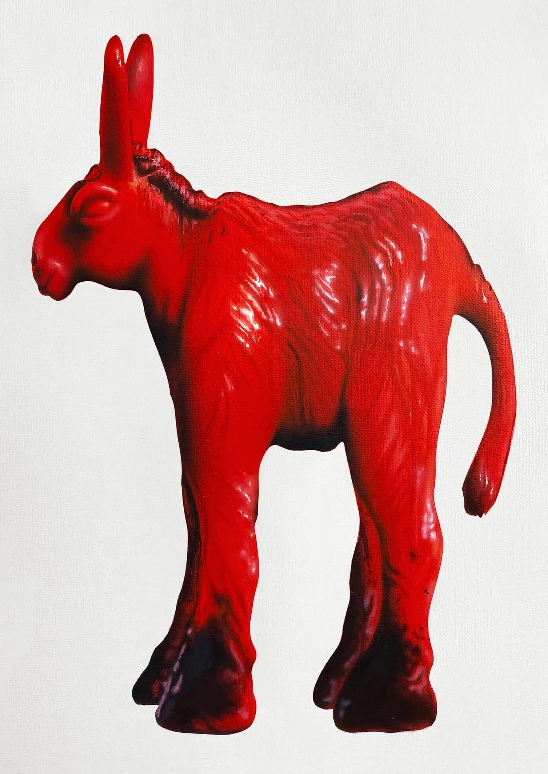 Toy Donkey contemporary wall art print by River Cousin - sold by DROOL