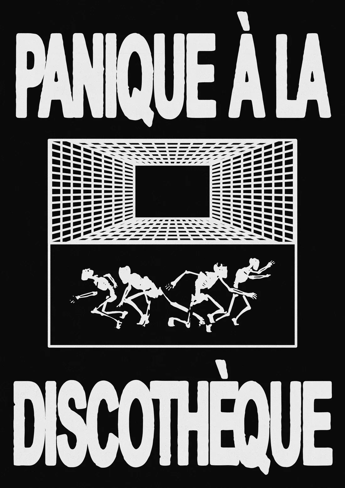Panic at the Discothèque contemporary wall art print by Utsav Verma - sold by DROOL