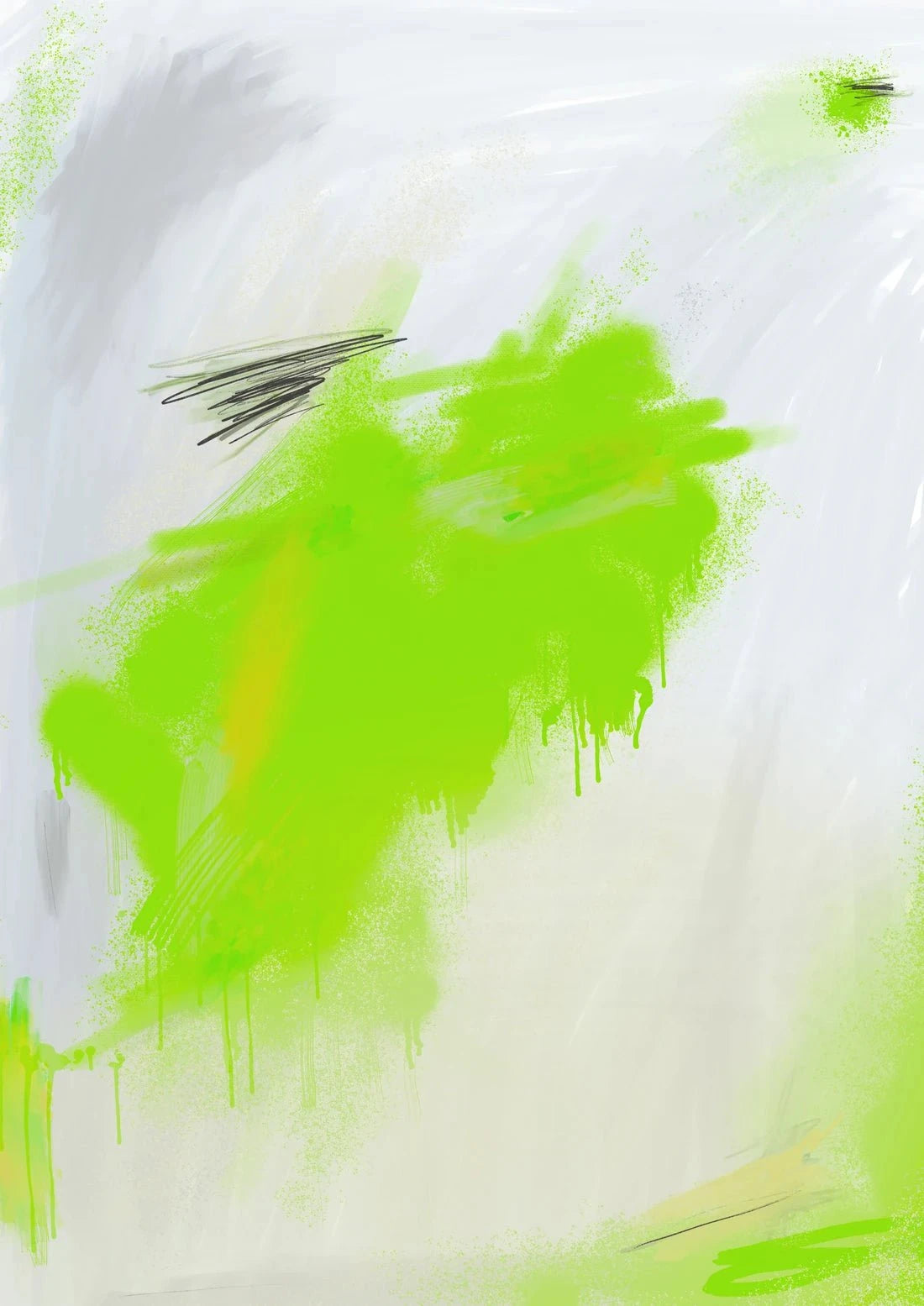 Splash contemporary wall art print by Dom Russo - sold by DROOL