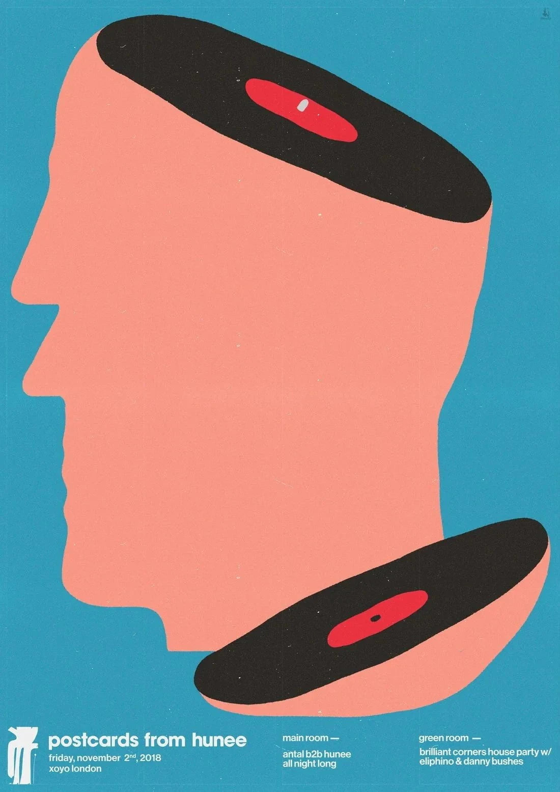 WaxHeads contemporary wall art print by Floating Bstrd - sold by DROOL