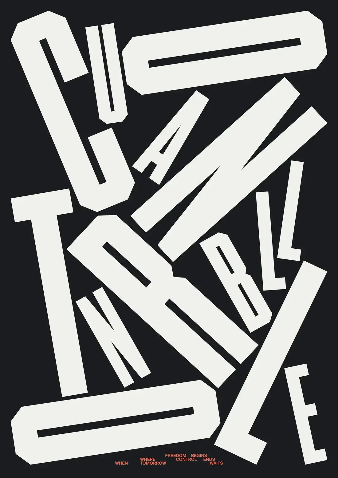 UNCONTROLLABLE contemporary wall art print by Xtian Miller - sold by DROOL