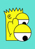 Picasso Bart contemporary wall art print by Ignorance1 - sold by DROOL