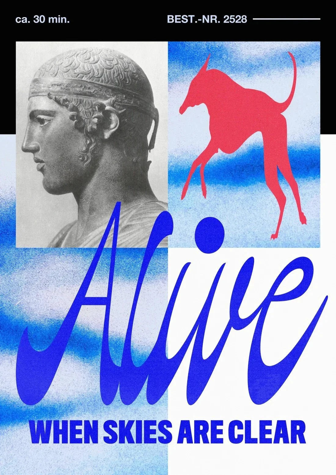 Alive contemporary wall art print by Morgan Hislop - sold by DROOL