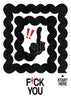 F U contemporary wall art print by Alexander Khabbazi - sold by DROOL