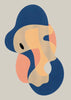 Floating Shapes #1 contemporary wall art print by frisk - sold by DROOL