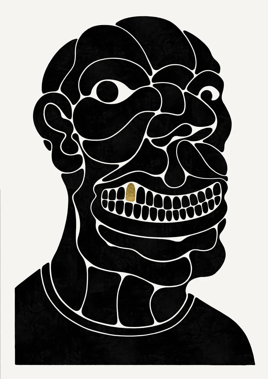 Unseeker contemporary wall art print by Henrik Delehag - sold by DROOL