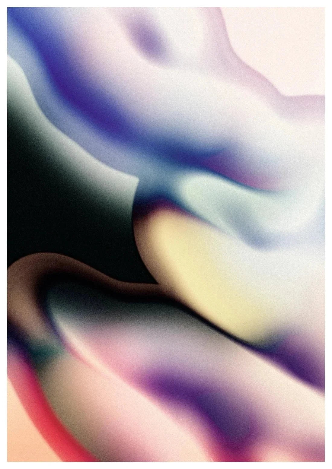 Blob contemporary wall art print by Henry M. - sold by DROOL