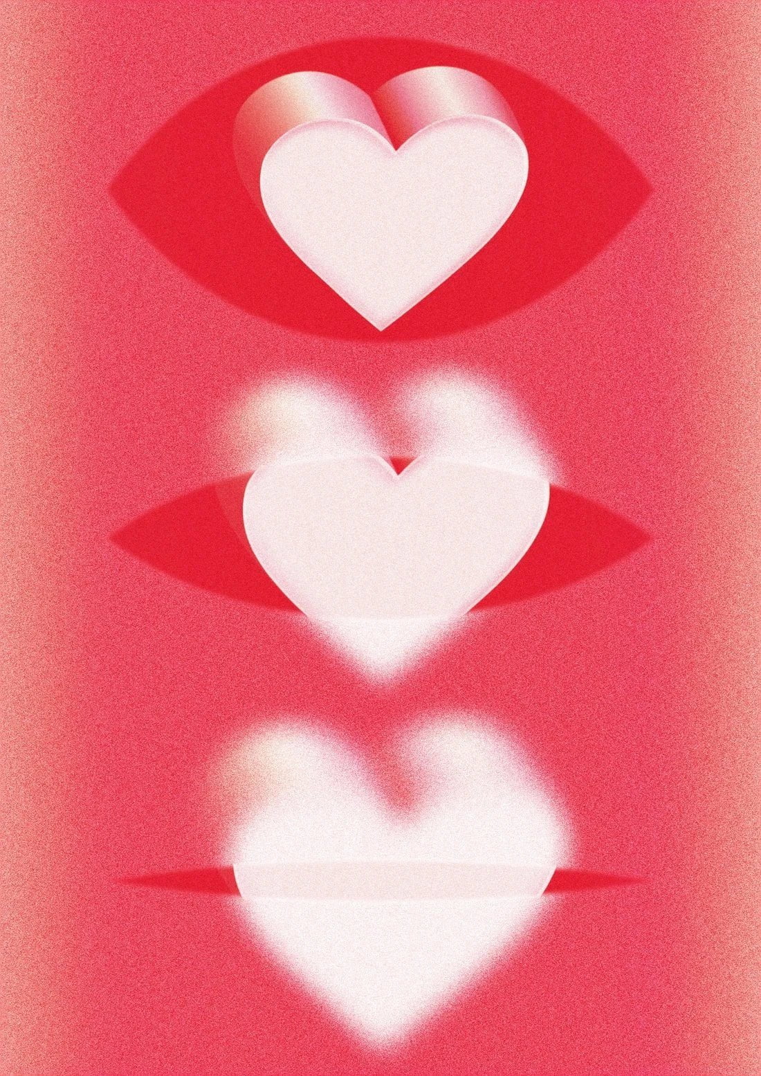 Love Is Blind contemporary wall art print by UESATSU - sold by DROOL