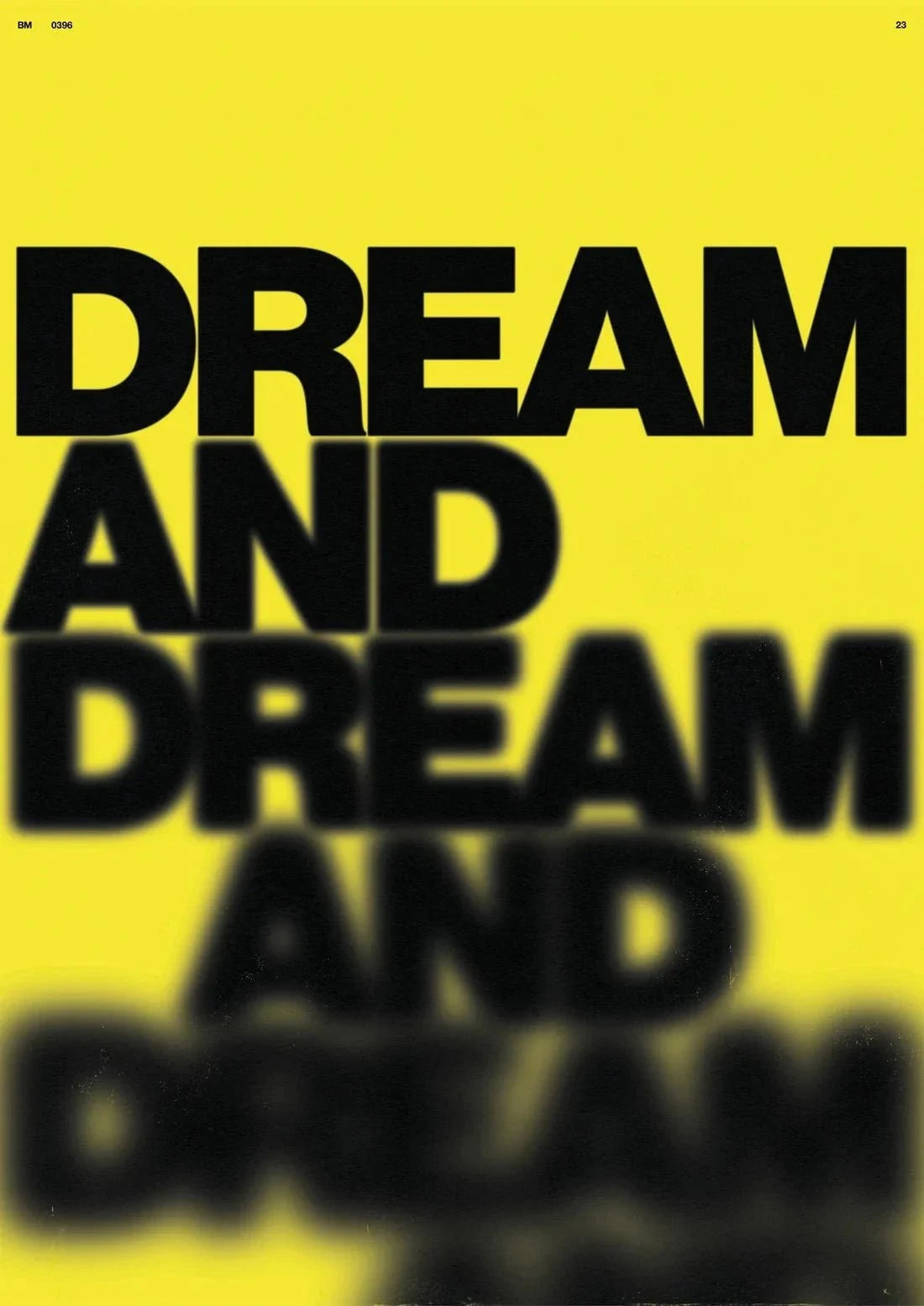 DREAM contemporary wall art print by Brad Mead - sold by DROOL
