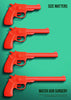 Size Matters contemporary wall art print by Mario Carpe - sold by DROOL