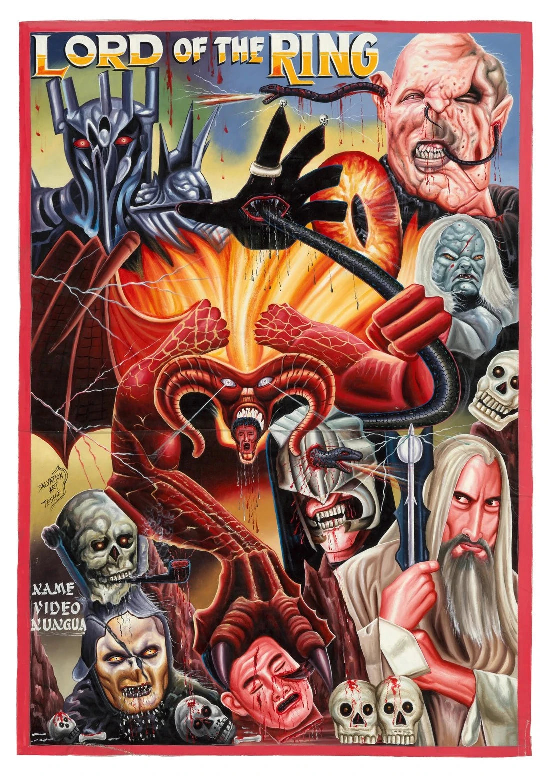 Lord of the Rings contemporary wall art print by Deadly Prey - sold by DROOL