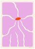 Pink ´n`Poisonous contemporary wall art print by Kim Van Vuuren - sold by DROOL