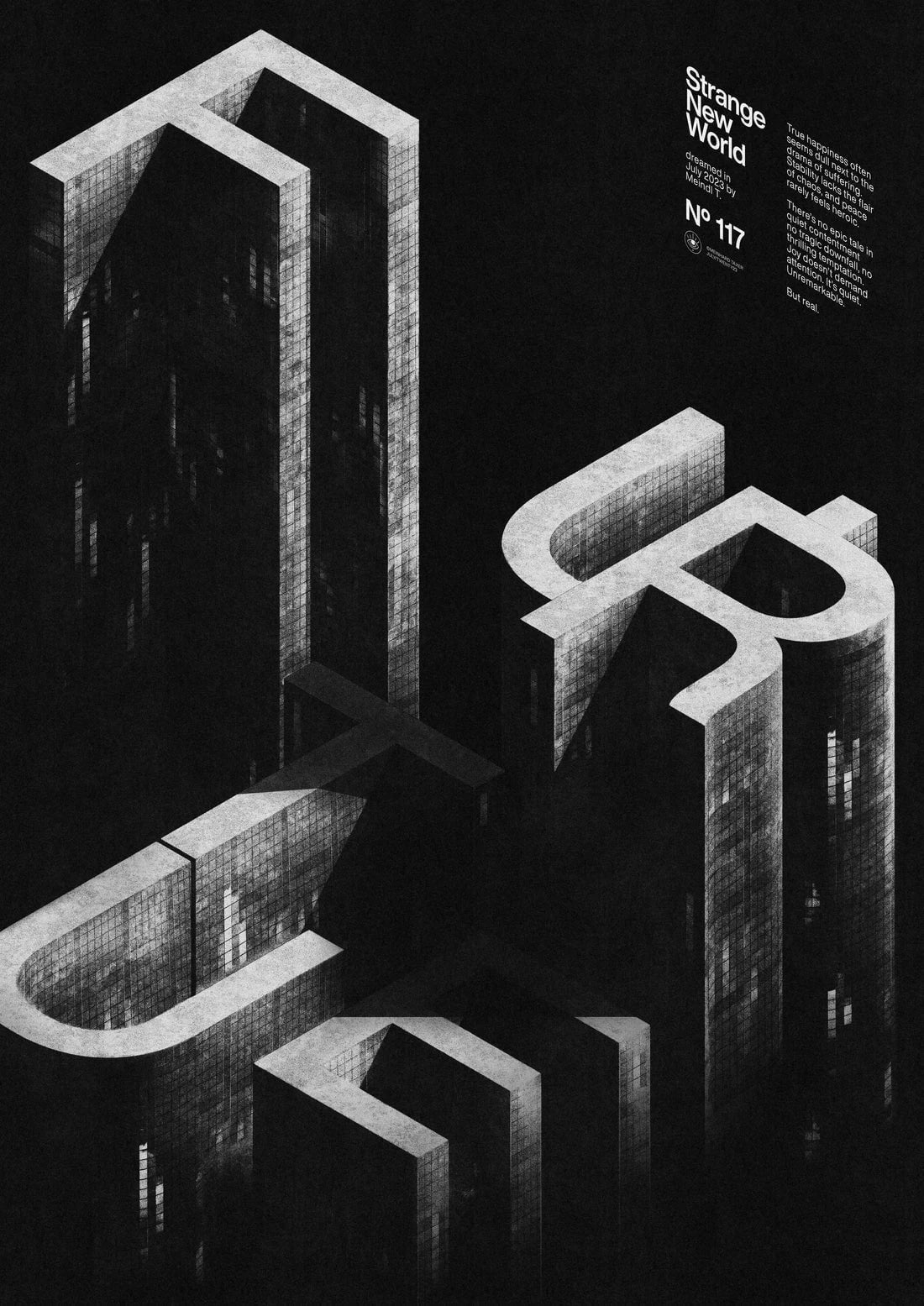 Future contemporary wall art print by Meindl Taxer - sold by DROOL