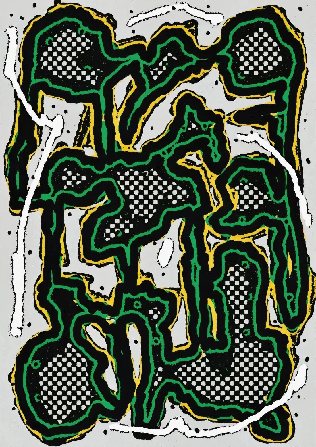 Bleh contemporary wall art print by Jorge Santos - sold by DROOL