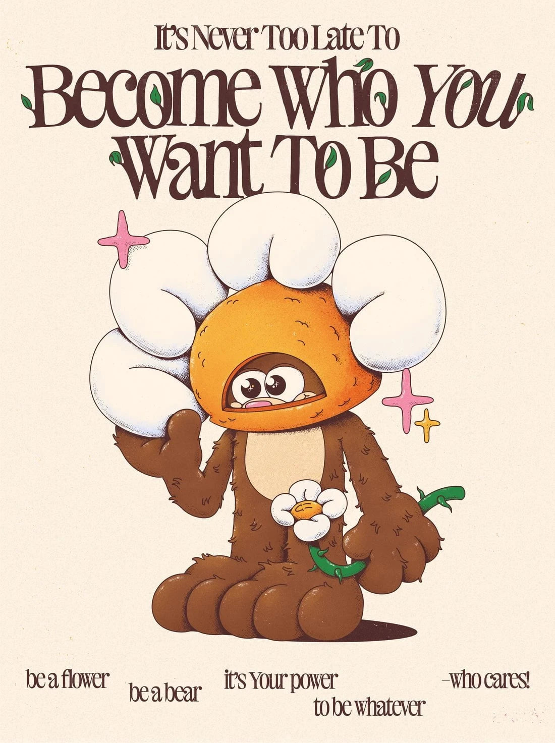 Become Who You Want To Be contemporary wall art print by My Sunbeam - sold by DROOL