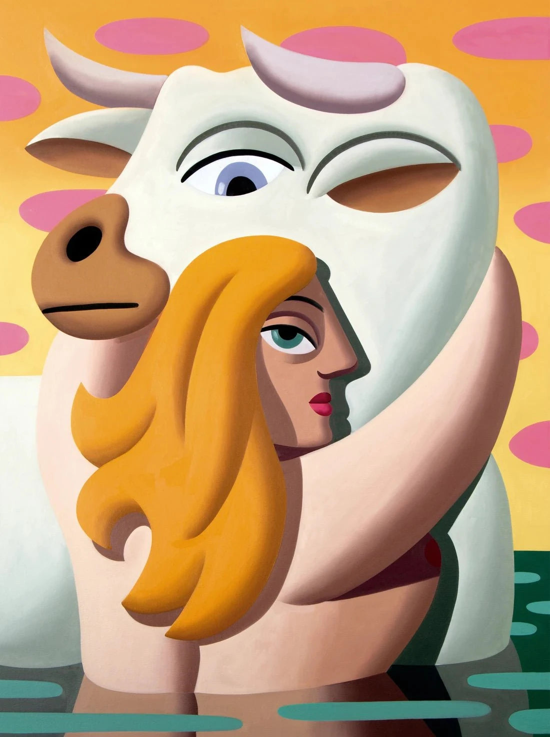 Europa contemporary wall art print by Juan de la Rica - sold by DROOL