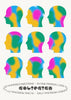 Headspace contemporary wall art print by Studio Trikken - sold by DROOL