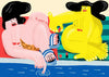 Manicure, Pedicure contemporary wall art print by Nina Bachmann - sold by DROOL