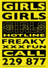 GIRLS GIRLS GIRLS contemporary wall art print by Sven Silk - sold by DROOL