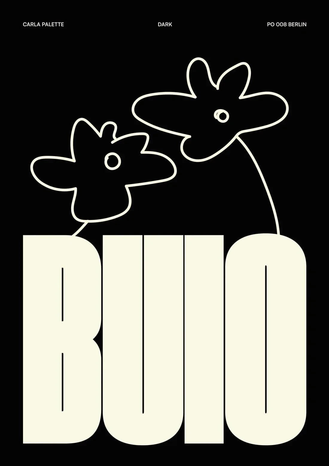 BUIO contemporary wall art print by Carla Palette - sold by DROOL