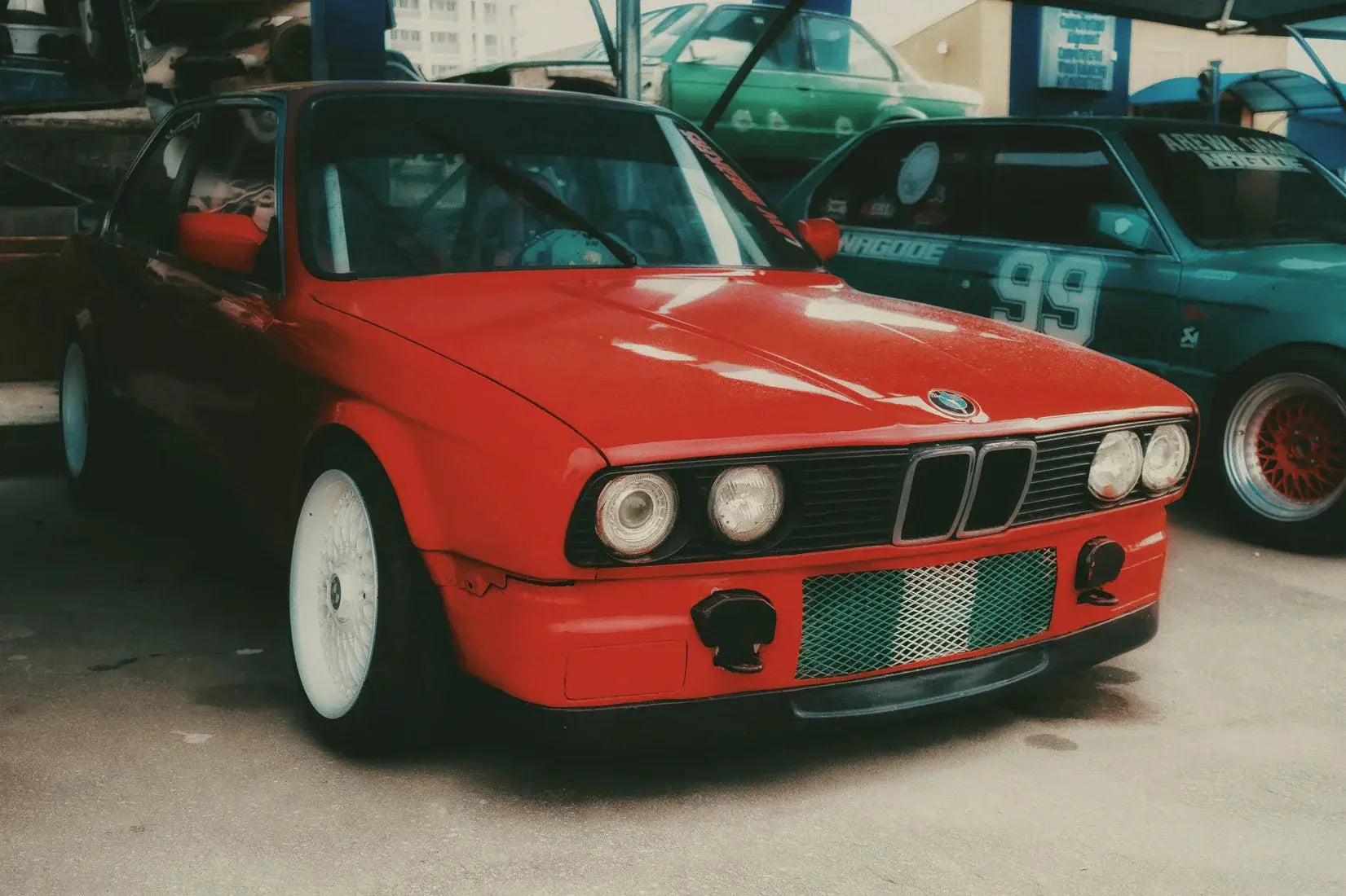 BMW E30 contemporary wall art print by Abdullahi Santuraki - sold by DROOL