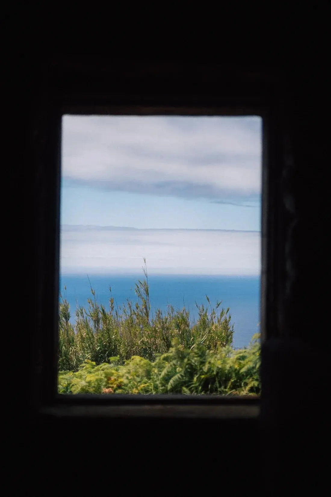 Afternoon Blue contemporary wall art print by Robin Knuth - sold by DROOL