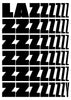 Lazy contemporary wall art print by Carilla Karahan - sold by DROOL