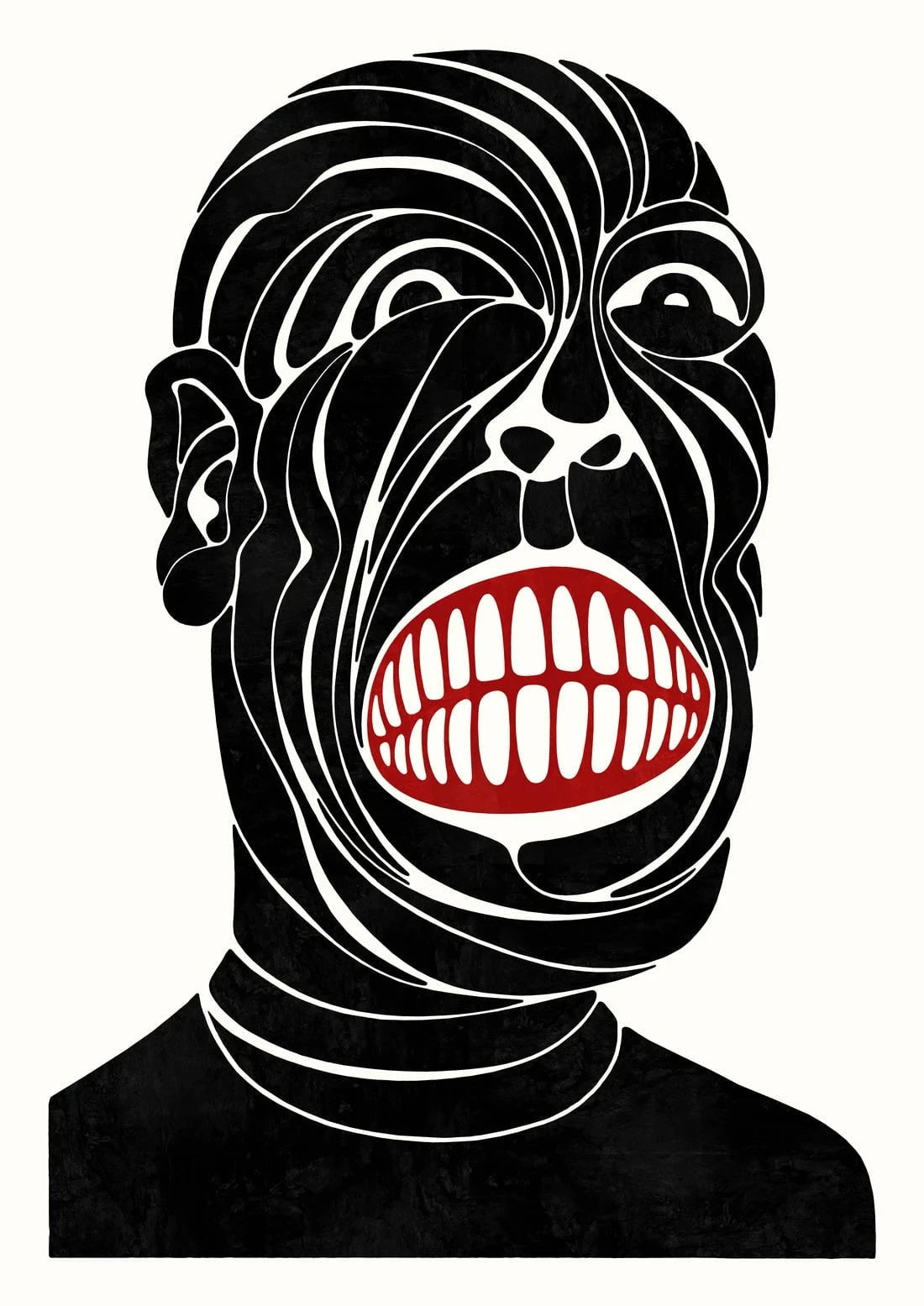 Third-party Debtee contemporary wall art print by Henrik Delehag - sold by DROOL