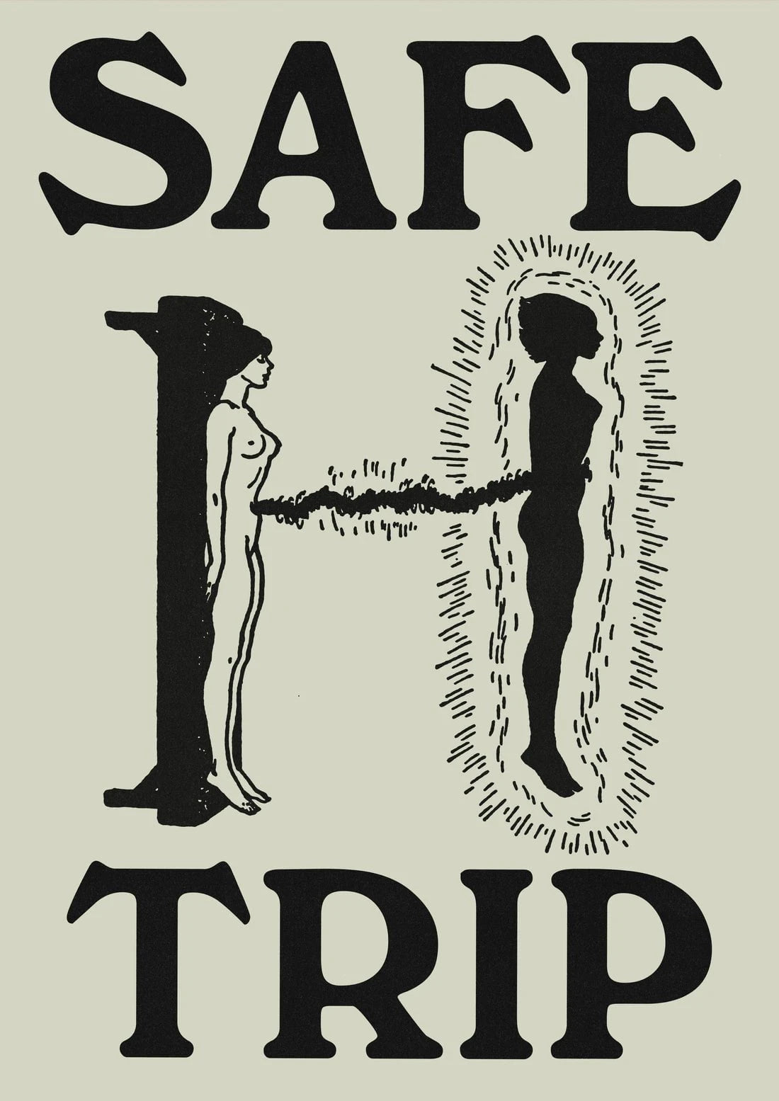 Safe Trip contemporary wall art print by Utsav Verma - sold by DROOL