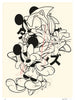 SEGA SAGA contemporary wall art print by DINES© - sold by DROOL