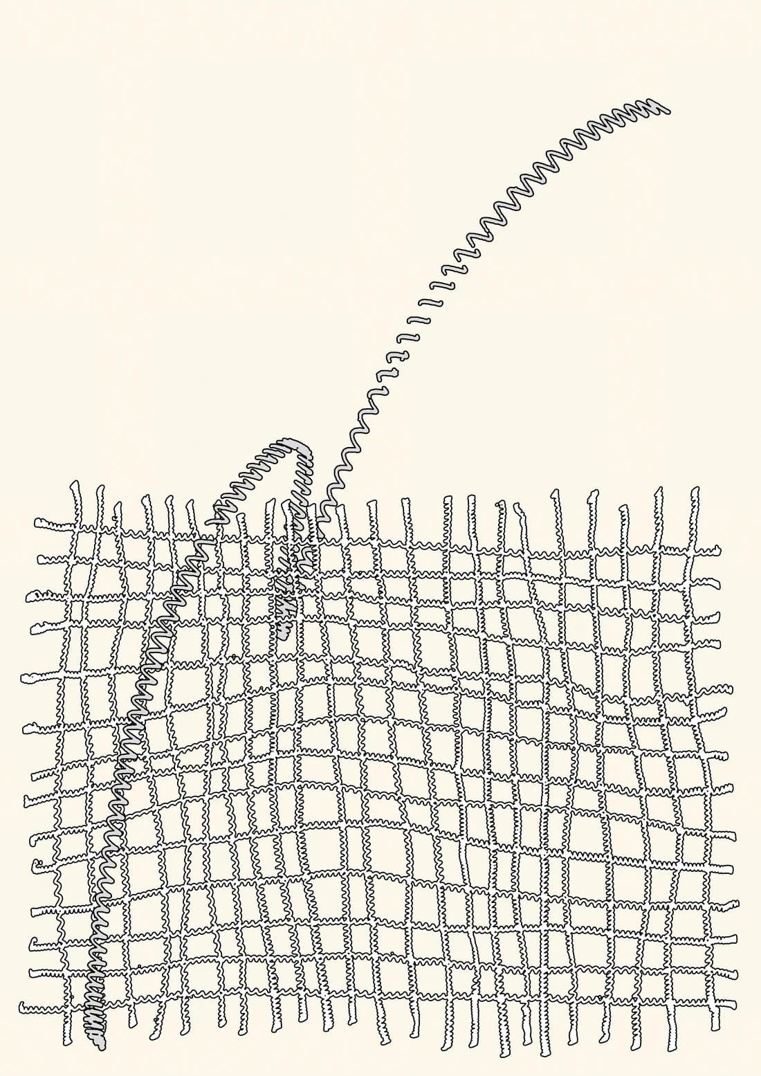 Over It contemporary wall art print by Jannis Zell - sold by DROOL
