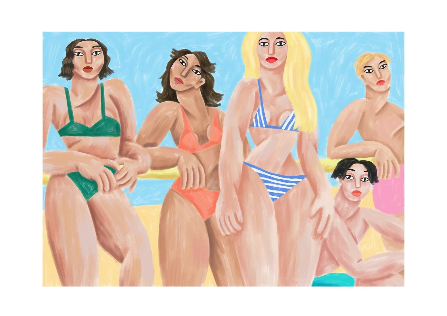 Rimini 83 contemporary wall art print by Cépé - sold by DROOL