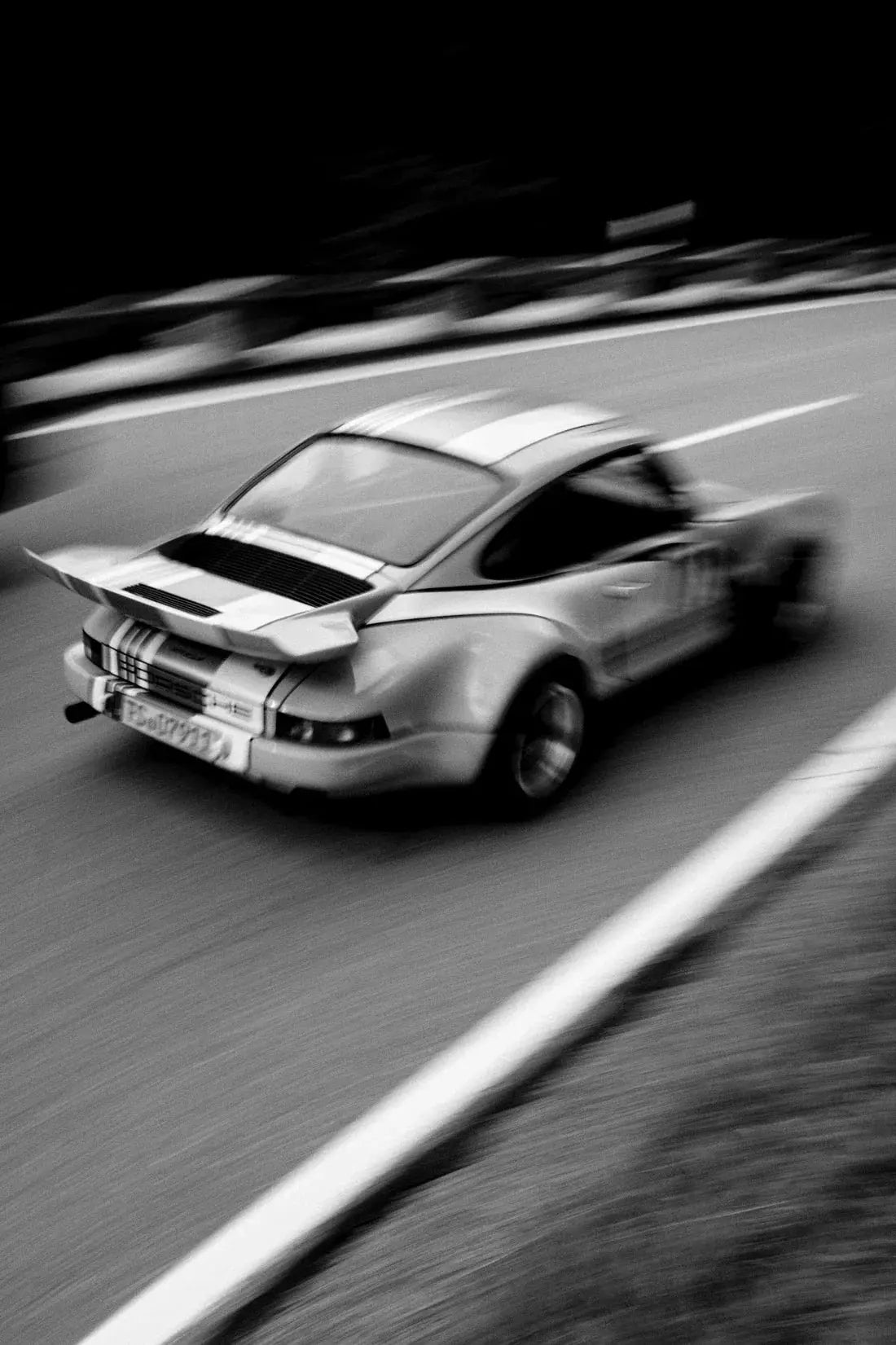 Vintage Porsche contemporary wall art print by Korbinian Grad - sold by DROOL