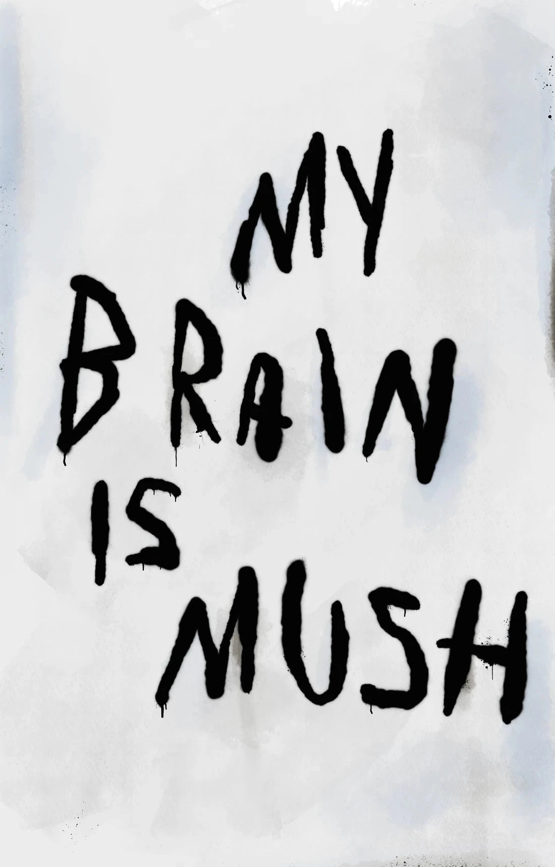 My Brain Is Mush contemporary wall art print by Dom Russo - sold by DROOL