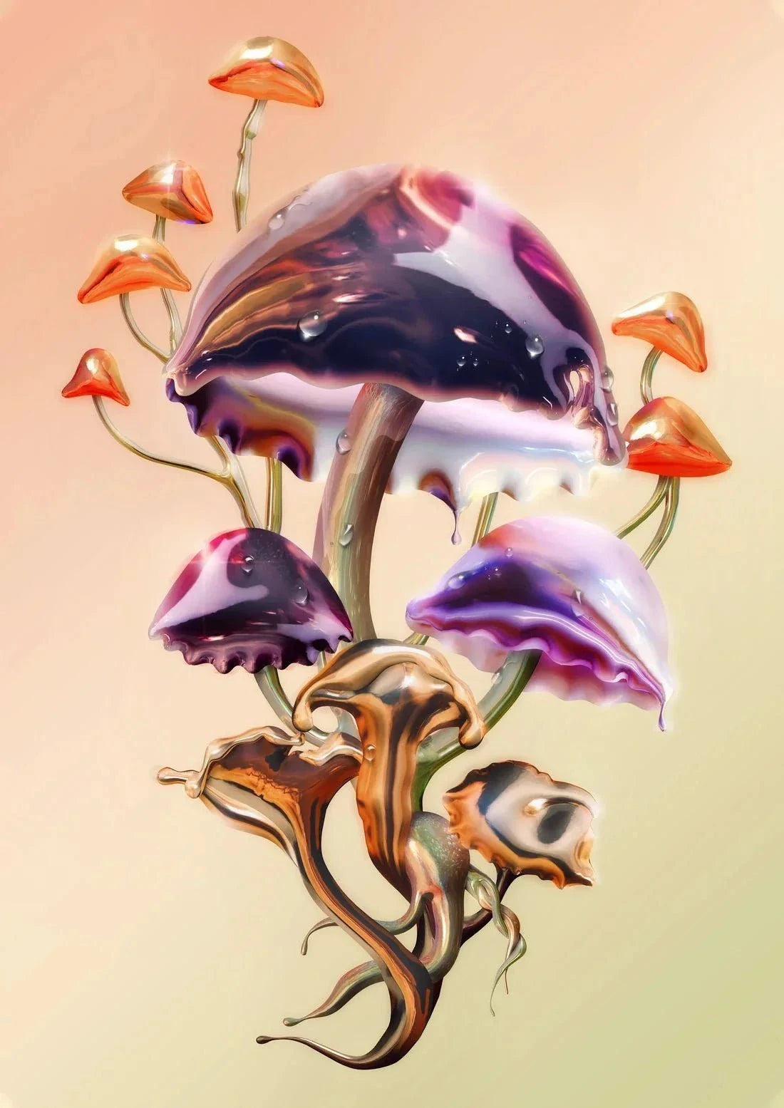 We Eat Rock So You Can Grow contemporary wall art print by Alex Valentina - sold by DROOL