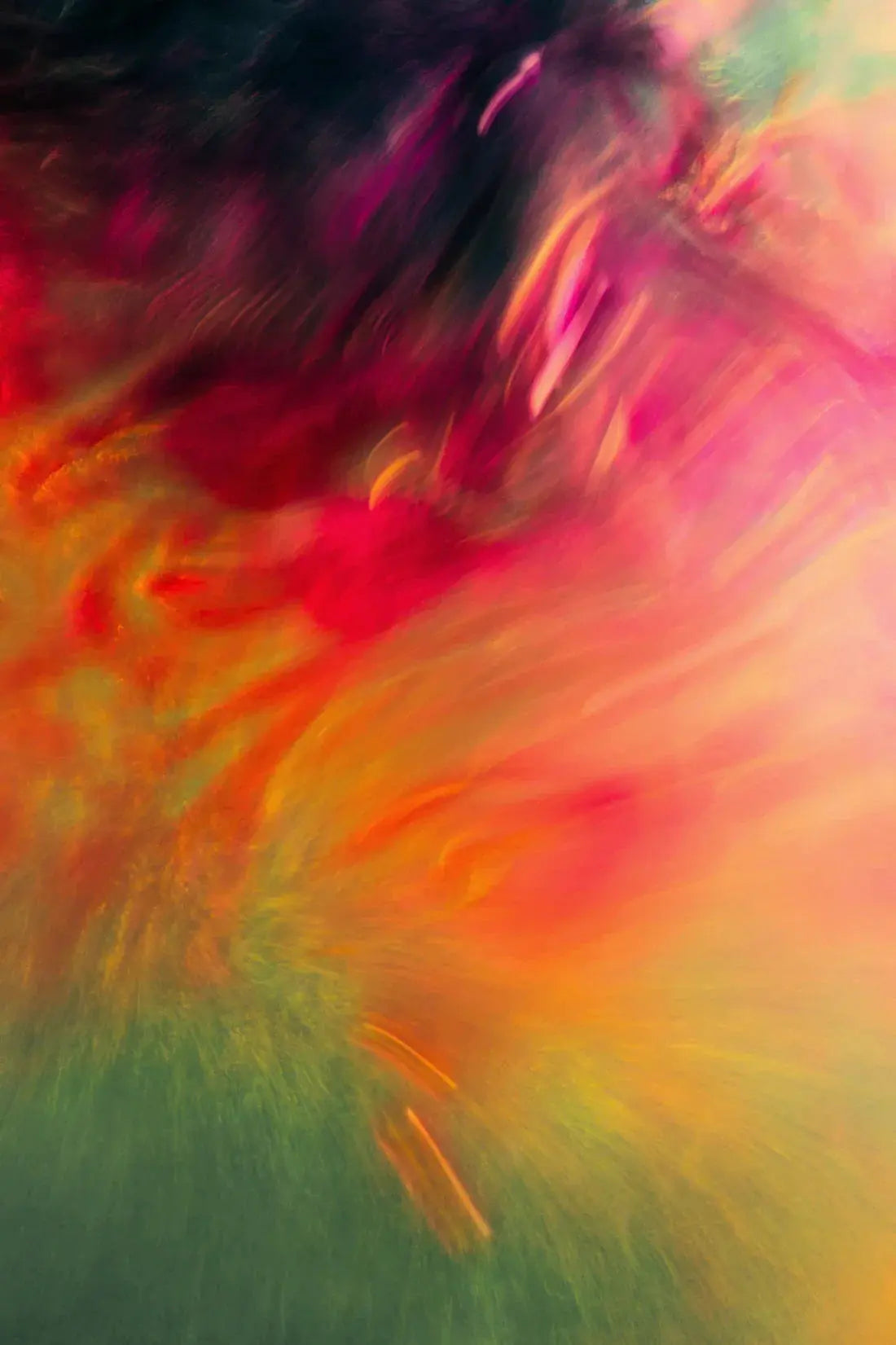 Colourful Swirl contemporary wall art print by Omar Belattar - sold by DROOL