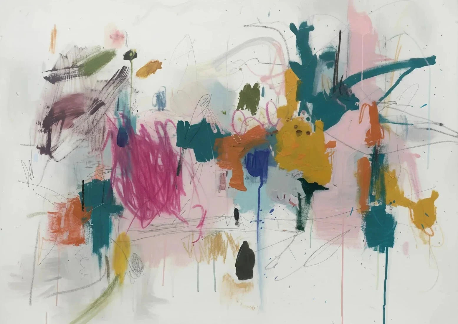 Chaos contemporary wall art print by Dom Russo - sold by DROOL